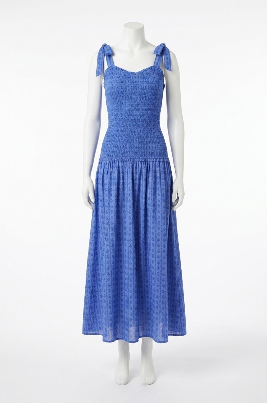 NEW BEACH RIOT women's isadora dress in blue